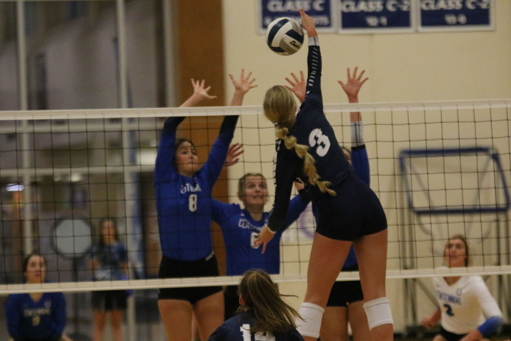 Cross County vs. Centennial volleyball, Oct. 27 14.JPG